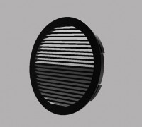 Vmc grid for hole Ø125 3D model