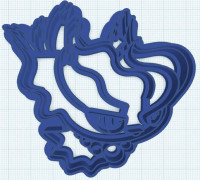 Misdreavus Cookie Cutter 3D model