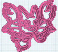 Gligar Cookie Cutter 3D model