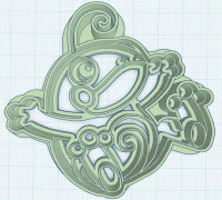 Politoed Cookie Cutter 3D model