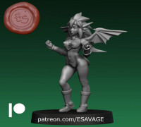 Mink Dragon-Half Miniature 3D model
