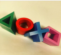 Playstation Logo Art 3D model