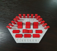 Catan Piece Holder 3D model