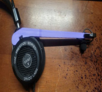 Grado SR60x Lapel Mic Mount 3D model
