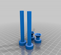 Parametric Easter Egg Painting Stand 3D model