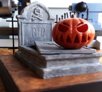 Halloween Grave 3D model