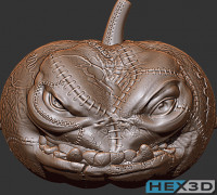 FrankenPumpkin 3D model