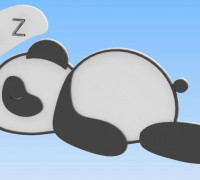 WALL PANDA 3D model