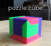 Puzzle Cube (easy print no support) 3D model