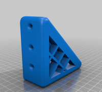 Lumber shelf Bracket Rack 3D model