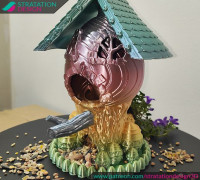 Easter Egg Birdhouse 3D model