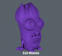 Evil Minion (Easy print no support) 3D model
