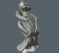 Bender (Easy print no support) 3D model