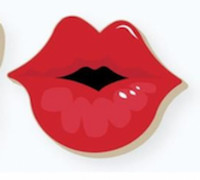 Cookie cutter lips 3D model