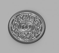 Oreo cookie - MOLD BATH BOMB, SOLID SHAMPOO 3D model