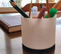 Pen Holder and Coaster 3D model