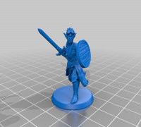 Drow Paladin 3D model