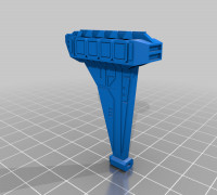 Cargo spaceship 3D model