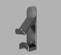 Xbox and Headset holder Rounded 3D model