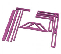 Binding set with hearts details 3D model