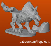 Warg mount 3D model