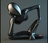 Thoughts inside 3D model