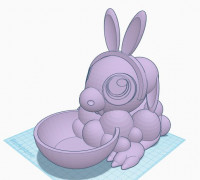 Easterbuns eggtastic candy bowl 3D model