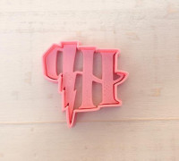 Cookie cutter Harry Potter 3D model