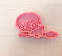 Cookie cutter Harry Potter 3D model