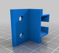 USB Cable-end holder 3D model