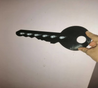 Keychain holder 3D model