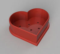 Heart pot 3D model