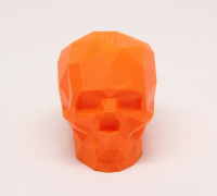 Low Poly Skull 3D model