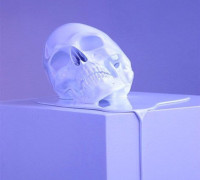 Melting Skull 3D model