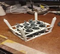 rack for base 25 mm x 10 3D model