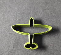 Cookie cutter - Spitfire 3D model