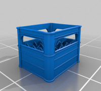 Bottle crate 3D model