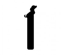 DOG BOOKMARK 3D model