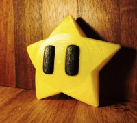 Mario Star decorations 3D model