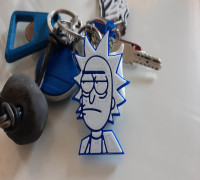 Rick Sánchez Keychain 3D model