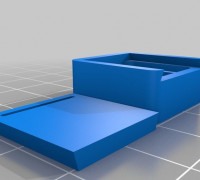 Pillulier 2 compartiments 3D model