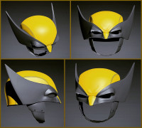 Wolverine Helmet 3D model