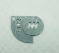 MarmaraUniversity_Keychain 3D model