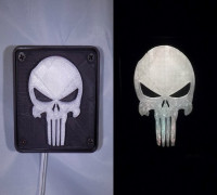 Punisher LED Light/Nightlight 3D model