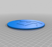 WC Door Sign 3D model