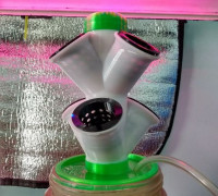mini hydroponic tower 3D model