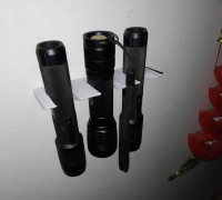 wall mount flashlight / Taschenlampe 3D model