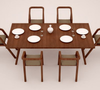 DINING TABLE 3D model