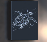 Turtle" lamp 3D model