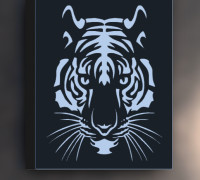 Tiger" lamp 3D model